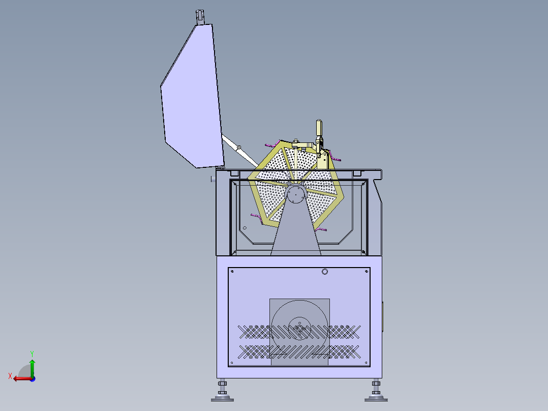 滚筒清洗机sw18后视图