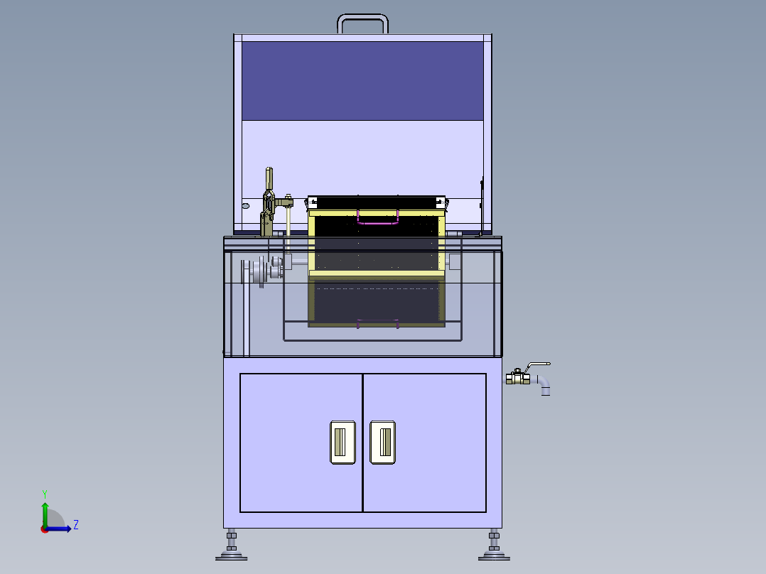 滚筒清洗机sw18左视图