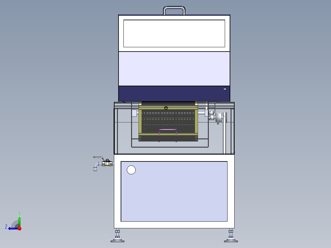 滚筒清洗机sw18右视图
