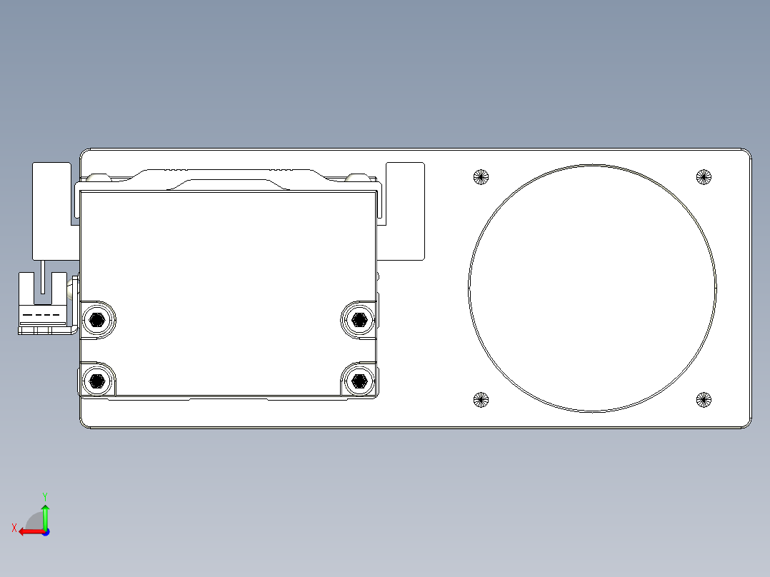 TPA-KNR-86E-1610C-L900A1-MR-P75-N3线性模块铝制底座后视图