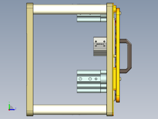 Reacher-C-笔记本CNC工装夹具三维模型CNC4-20140530左视缩略图