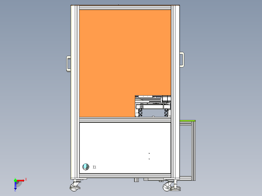 激光打标+视觉贴标+视觉装夹扣生产线x_t俯视图