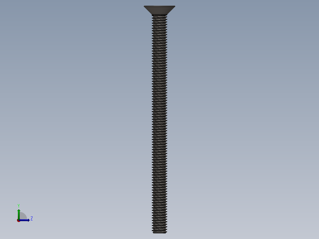 Screw_ISO_10642_M3x45_A2.SLDPRT左视图
