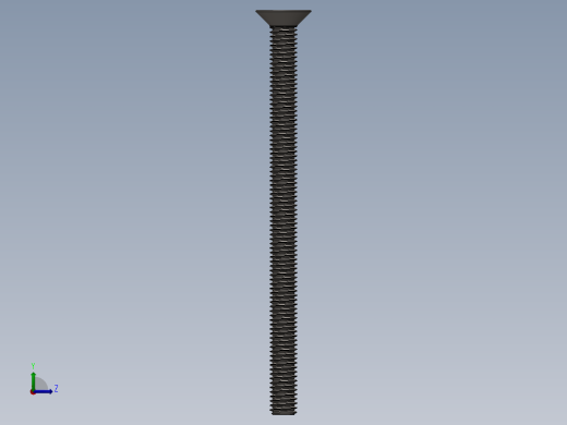 Screw_ISO_10642_M3x45_A2.SLDPRT左视缩略图