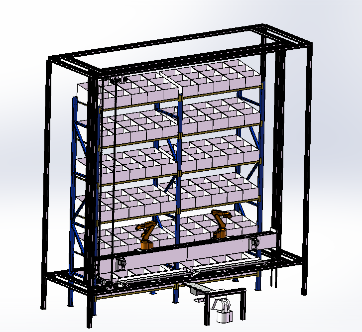 自动发药机三维模型+CAD图纸+设计说明书