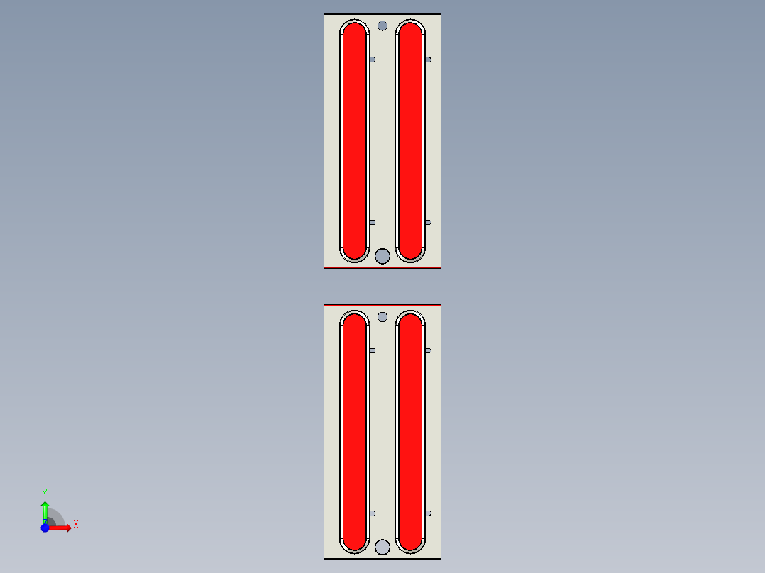 电脑摄像头保护盖侧铣外观面高光UG编程程序模型前视图