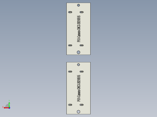 电脑摄像头保护盖侧铣外观面高光UG编程程序模型后视缩略图