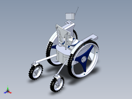 B3003378-电动轮椅正等轴测缩略图