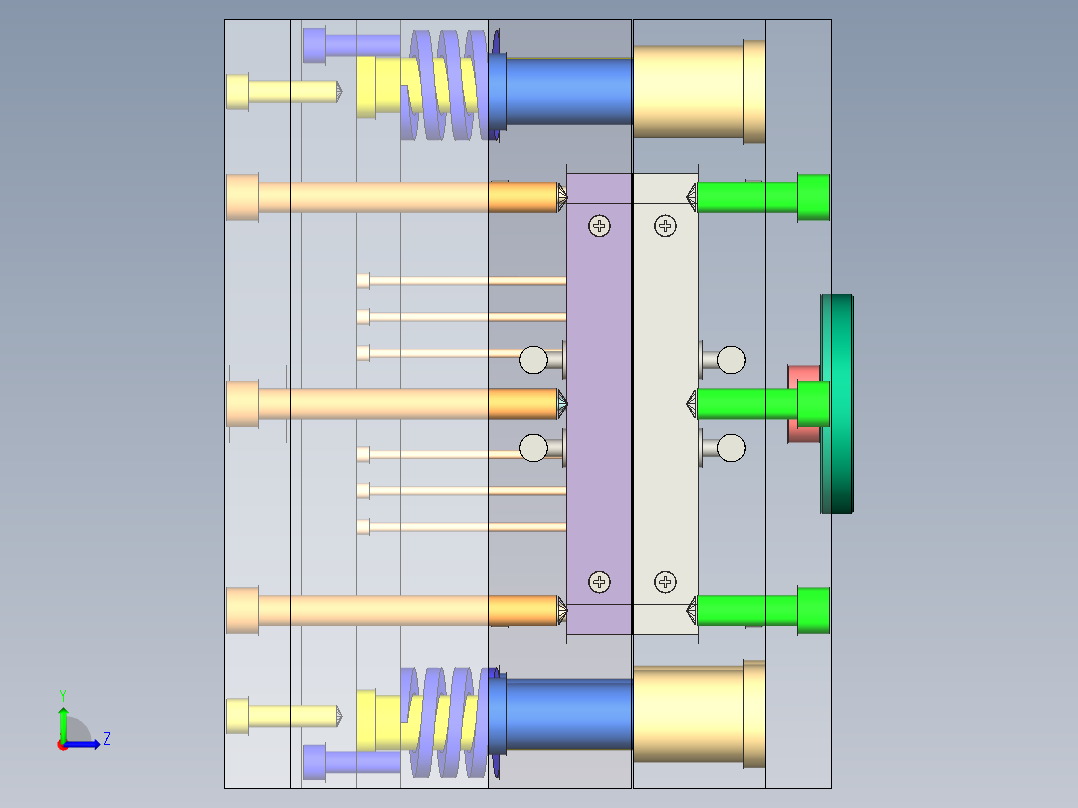 电视遥控器上盖注塑模具设计--1013631-520左视图