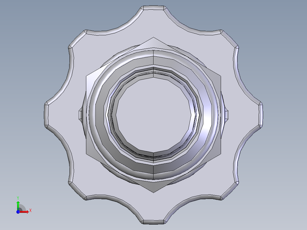 插装式液压流量控制阀前视图