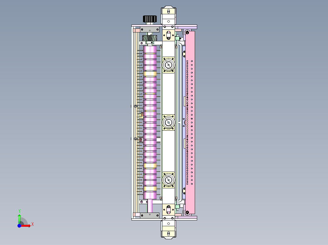 BJ-730 金属板材自动精密校平机前视图