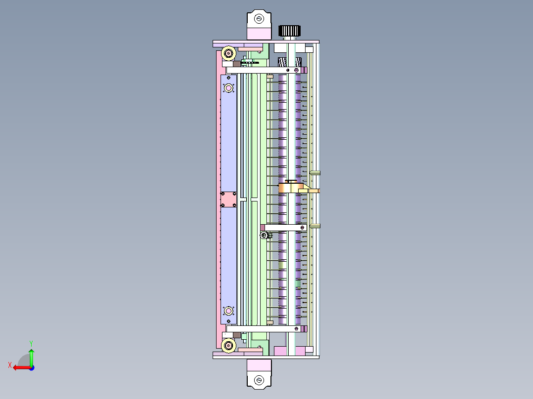 BJ-730 金属板材自动精密校平机后视图
