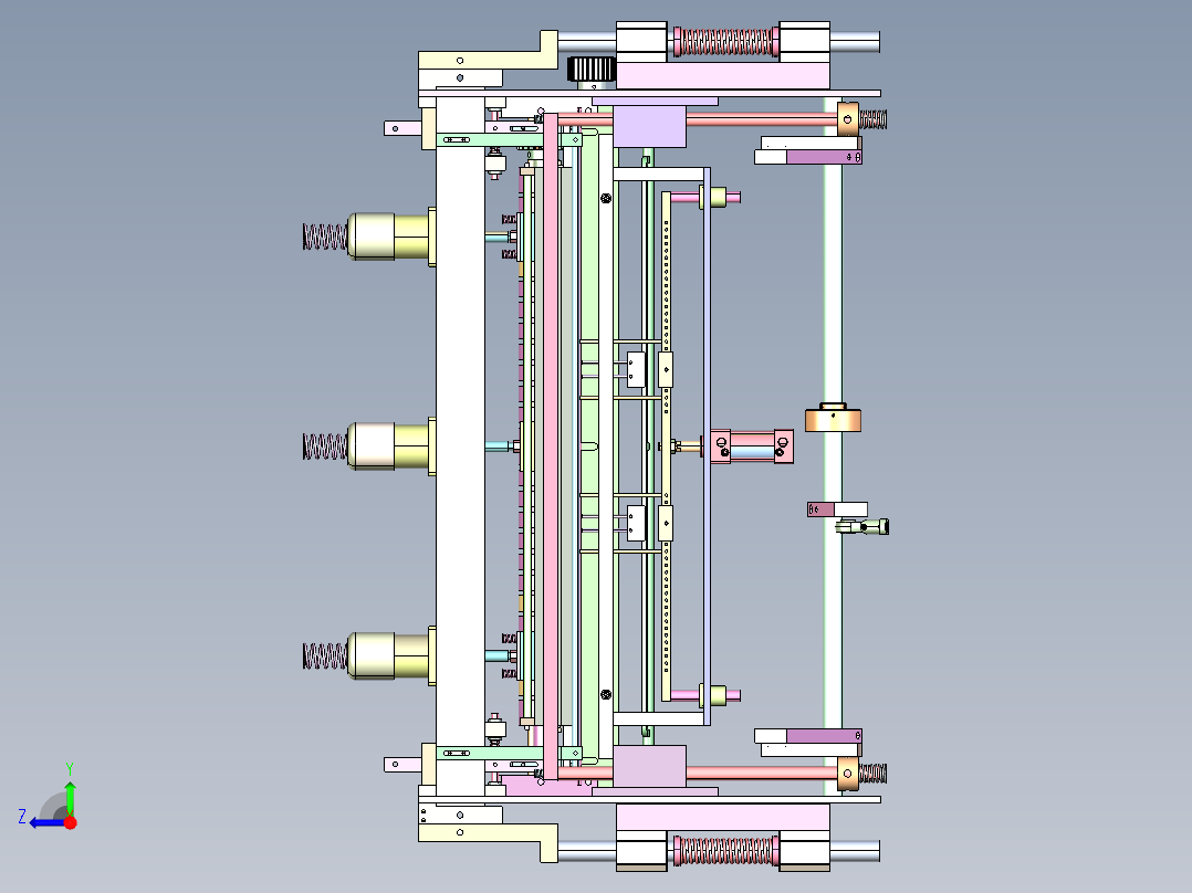 BJ-730 金属板材自动精密校平机右视图