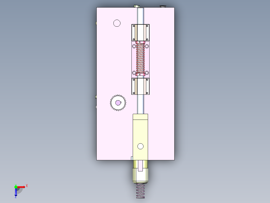 BJ-730 金属板材自动精密校平机俯视图