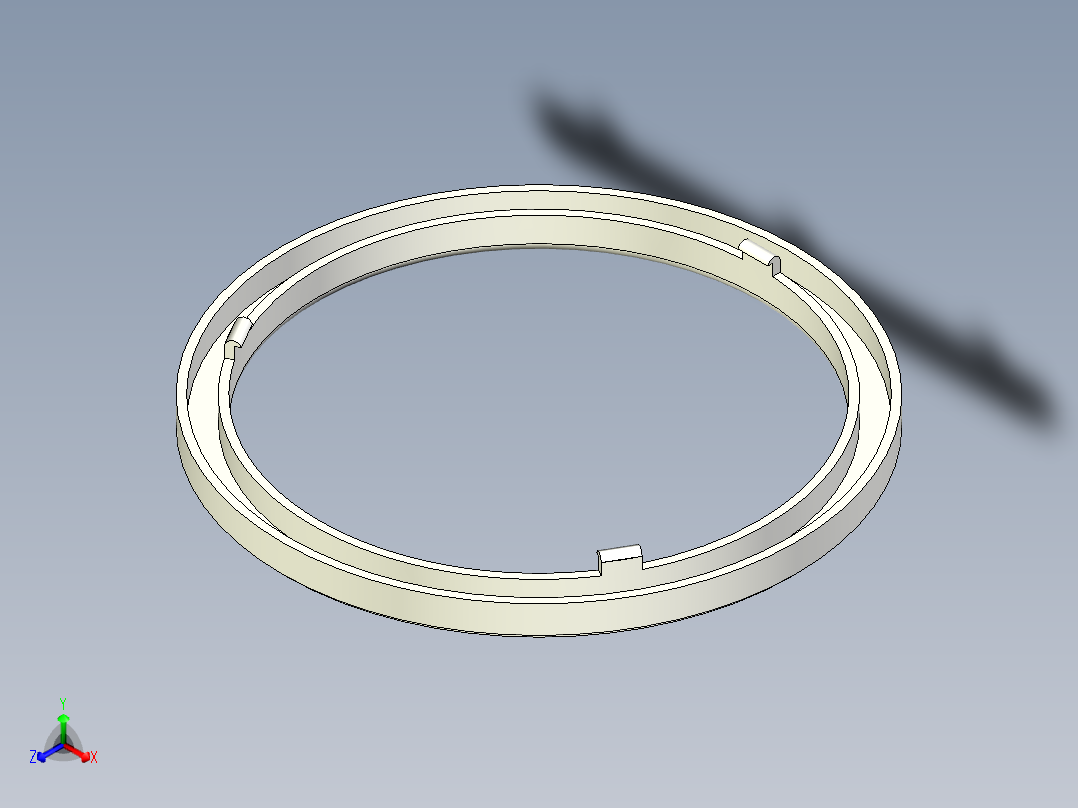 B2004422-数控铣床 环形LED灯安装板