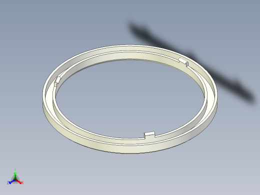 B2004422-数控铣床 环形LED灯安装板