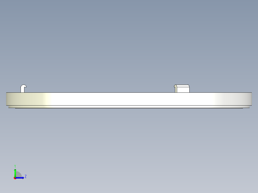 B2004422-数控铣床 环形LED灯安装板左视图