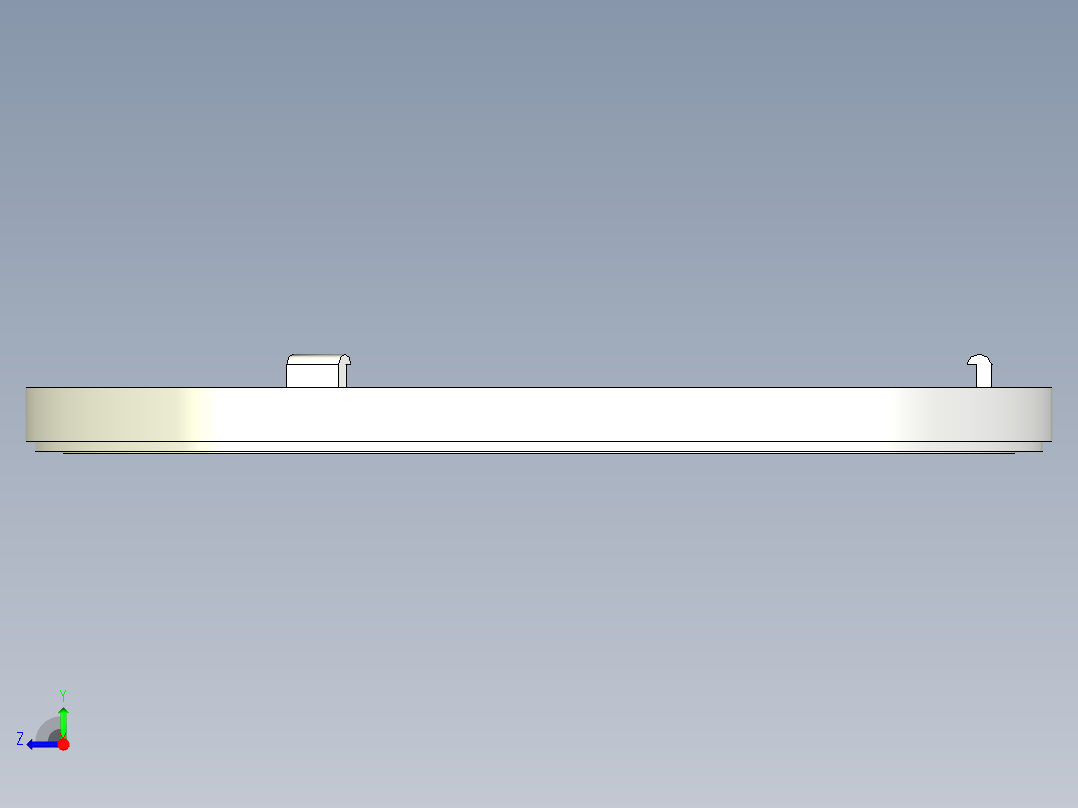 B2004422-数控铣床 环形LED灯安装板右视图