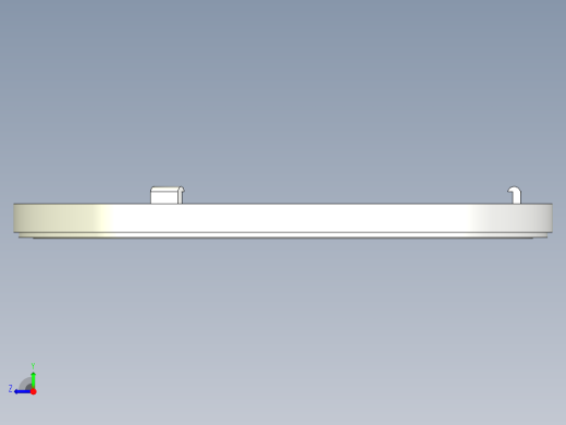 B2004422-数控铣床 环形LED灯安装板右视缩略图