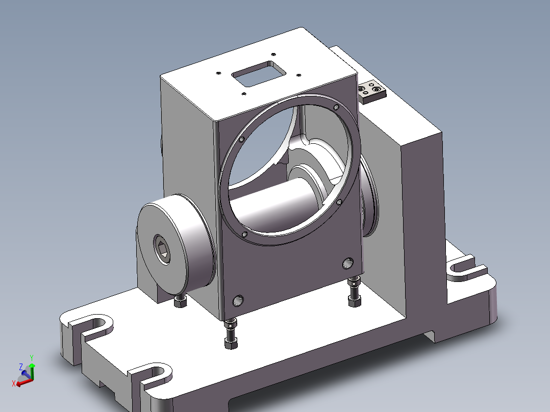 减速器箱体的铣顶面夹具设计含SW三维图