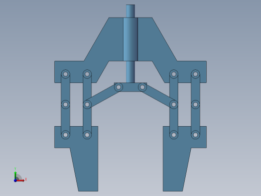 简易夹爪结构   iges格式