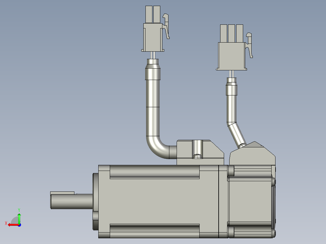 1MSMF012L1U2100w低惯量增量型无刹车0后视图