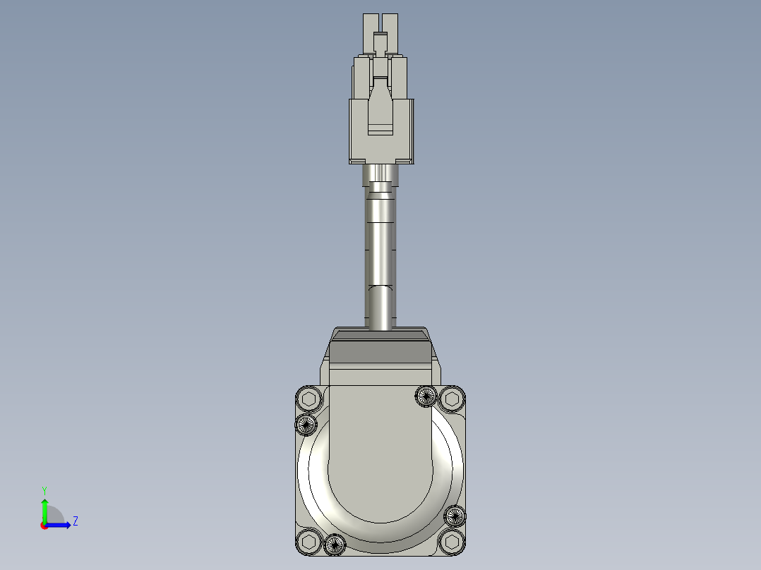 1MSMF012L1U2100w低惯量增量型无刹车0左视图