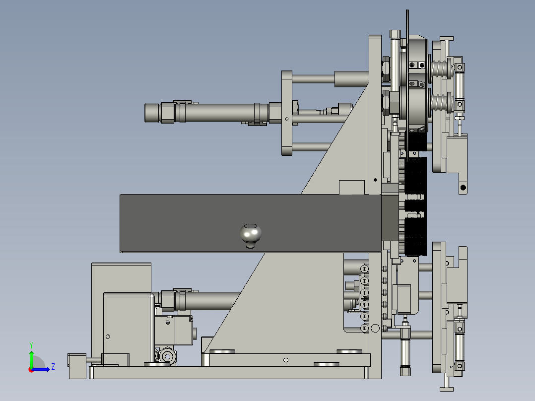 贴胶机构组装体-dtk左视图
