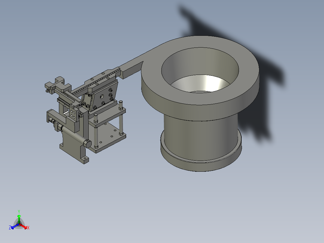 螺丝上料组正等轴测图