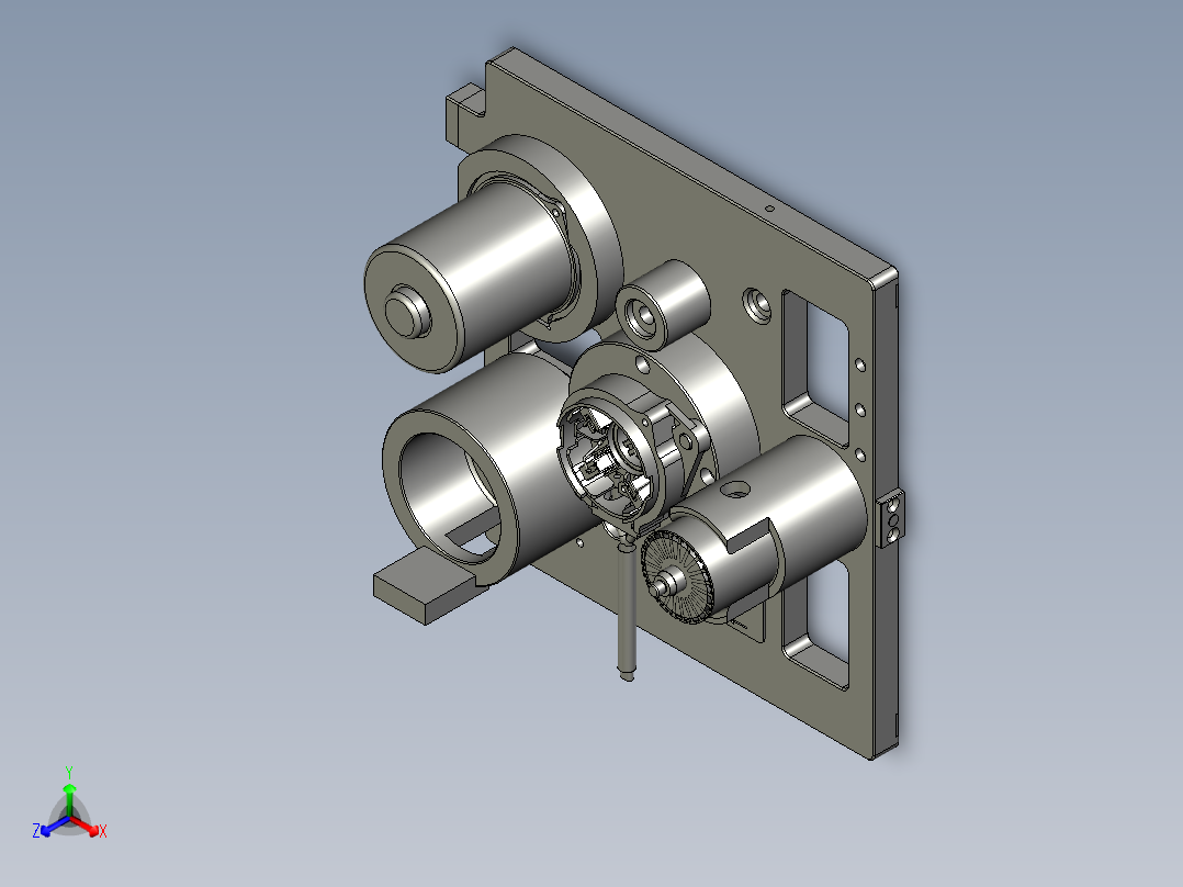 1托盘正等轴测图
