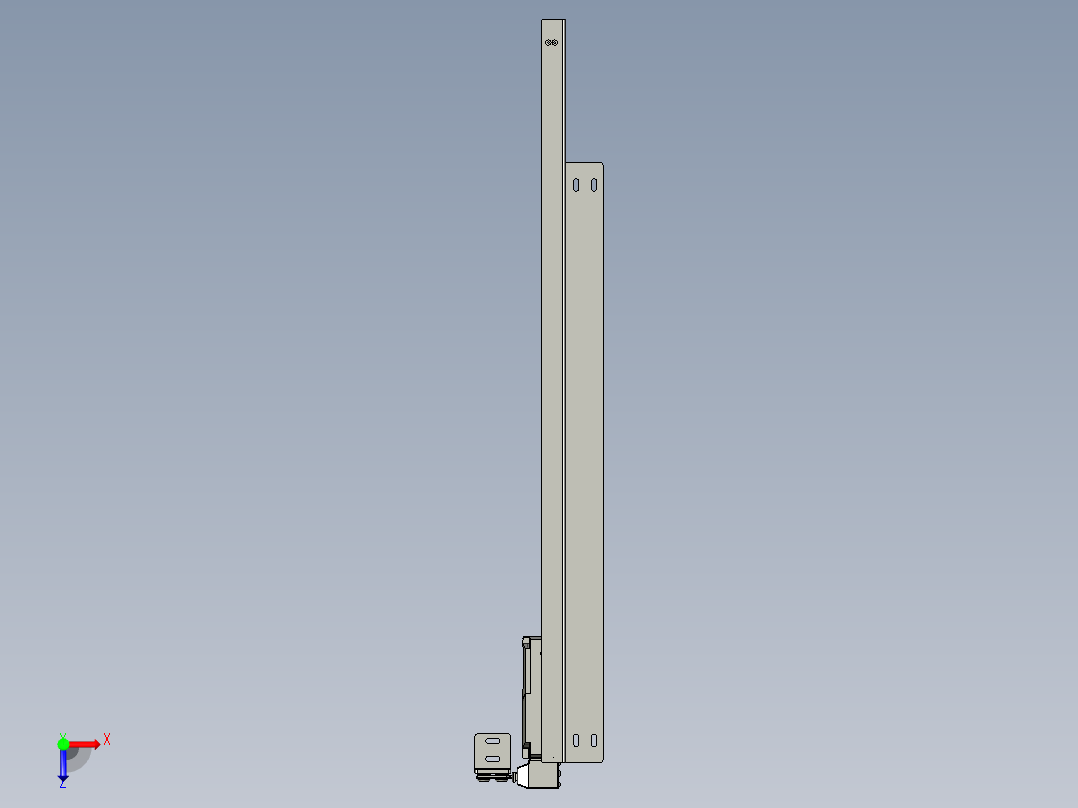 安全锁组件俯视图
