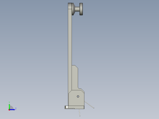 挂架旋转机构左视缩略图