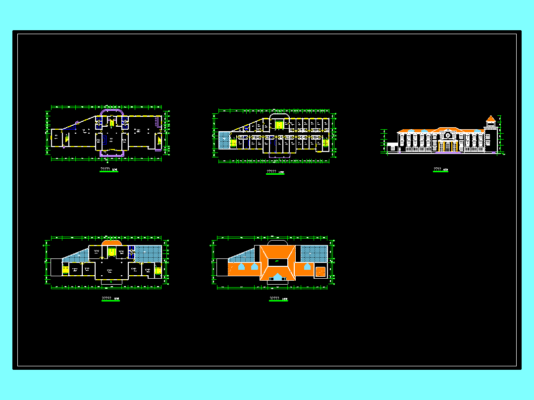 渡假村综合楼欧式建筑方案