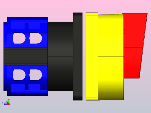 三极选择开关右视缩略图