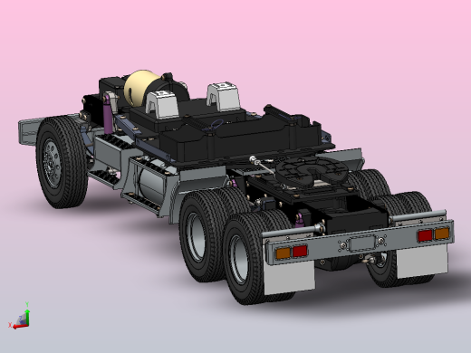 重型汽车底盘（传动系、行驶系、转向系和制动系）