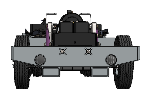 重型汽车底盘（传动系、行驶系、转向系和制动系）