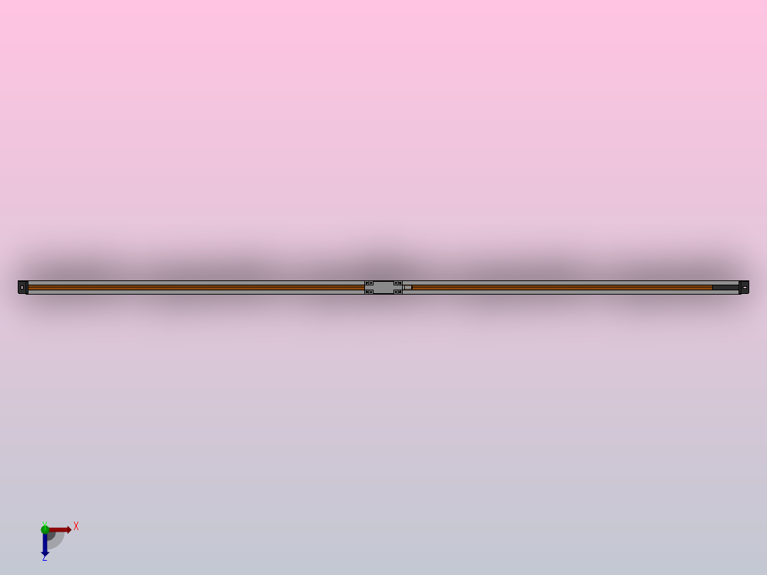 JCXE-B型光栅尺[JCXE1600-B1]俯视图