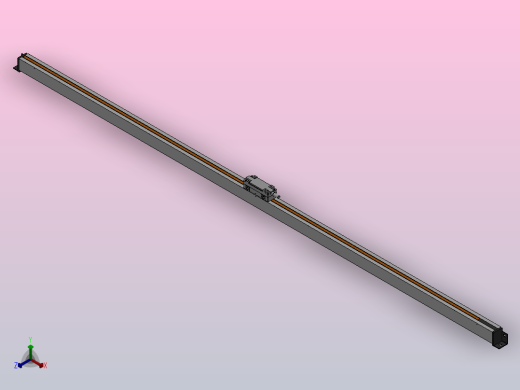 JCXE-B型光栅尺[JCXE1600-B1]正等轴测缩略图