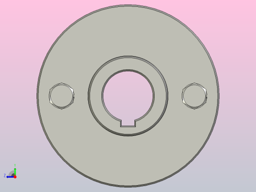 刚性法兰联轴器160Nm-d30mm GOST 20761-96右视缩略图