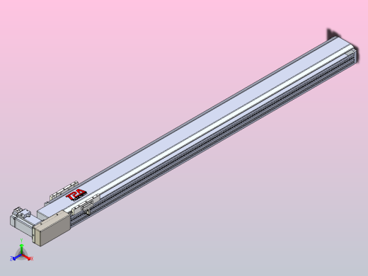 皮带直线轴半封闭可选导轨TPA-HNB-120D-110-L1200-MR-C-P40-N3