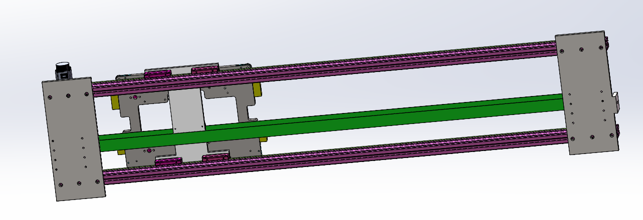 同步带导轨驱动组件