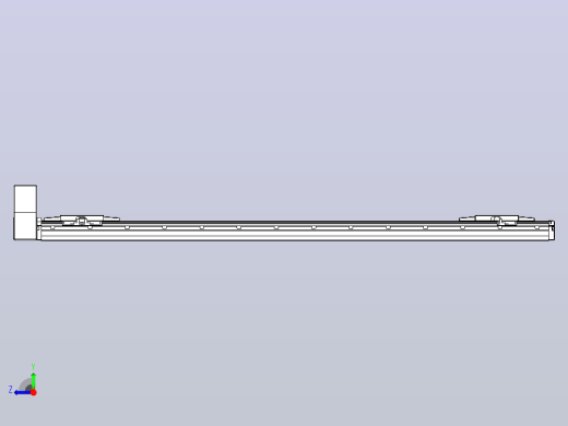 皮带直线轴双滑块型TPA-GCBS-120-P70-L450-RU-M20-N3右视缩略图