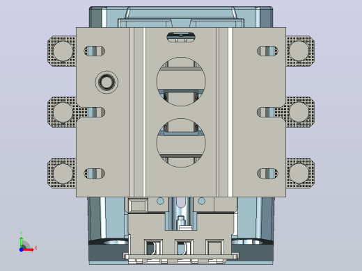NC5-20544交流接触器三维模型202205前视缩略图