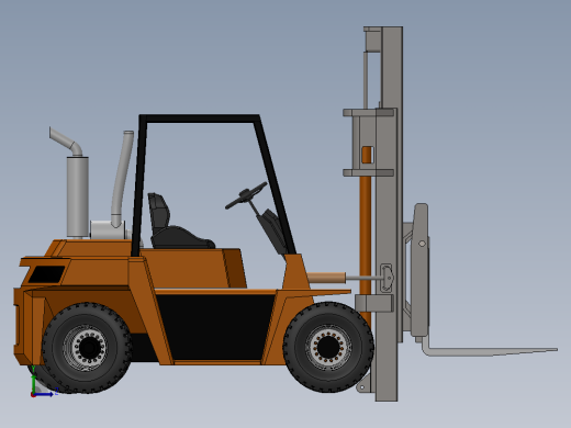 forklift-118 SW左视缩略图