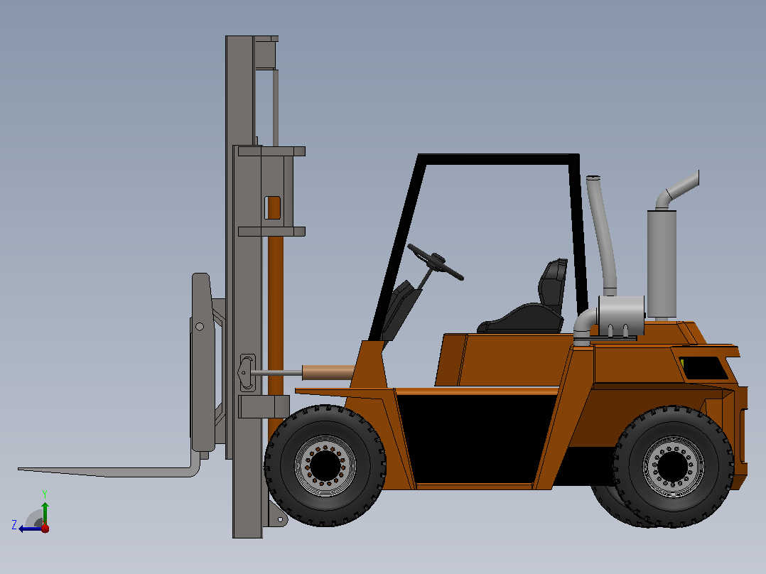 forklift-118 SW右视图