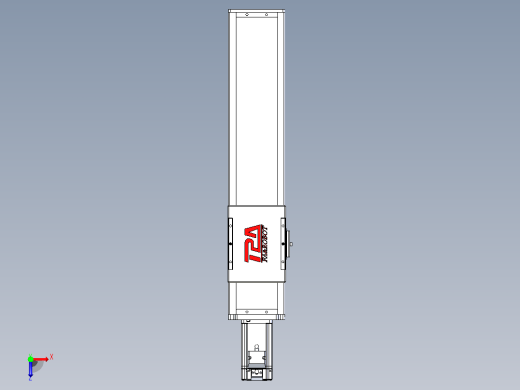 滚珠丝杠直线轴带导轨全封闭TPA-HCR-110D-1610C-L350-M-Y-P40-N3俯视缩略图