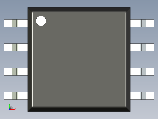 106x SOIC 封装（小外形集成电路）SOIC127P787X213-8N前视缩略图
