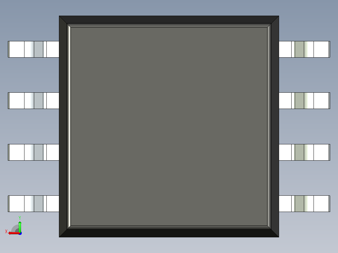 106x SOIC 封装（小外形集成电路）SOIC127P787X213-8N后视图