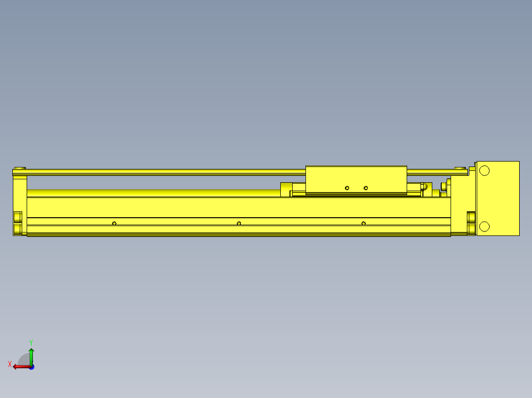 XYθ工作台后视图