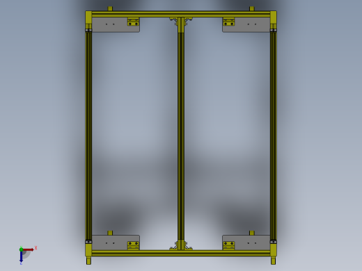 构件搬运台车俯视缩略图
